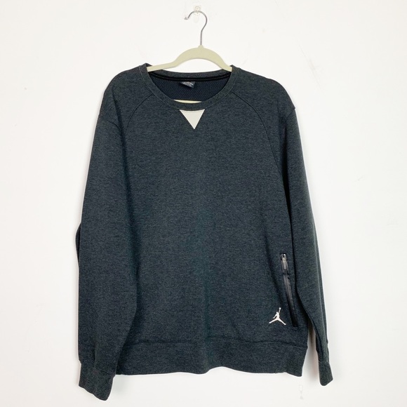 Jordan Other - Jordan Air Jordan Fleece Crewneck Sweatshirt Gray